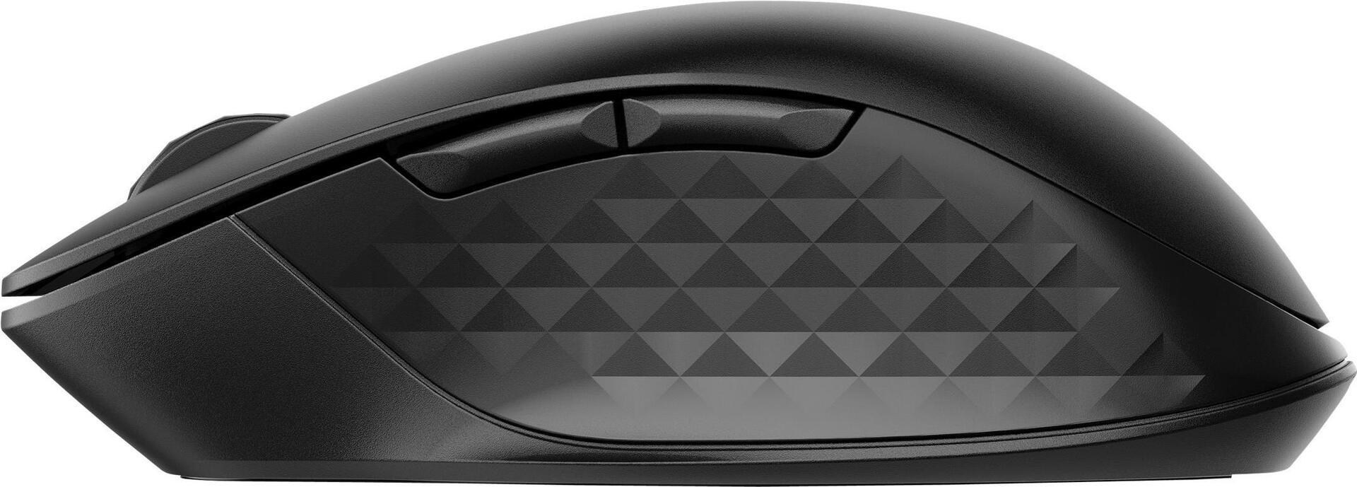 HP 435 Multi-Device Wireless Maus 4000 DPI Beidhändig Tiefschwarz