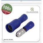 Quadrios 23C492 Rundstecker 1.5 mm² 2.5 mm² Blau 100 St. (23C492)
