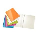 LEITZ Schnellhefter WOW, DIN A4, Karton, blau metallic aus PP-laminiertem Karton, 300 g-qm, Fassungsvermögen: - 10 Stück (3001-00-36)