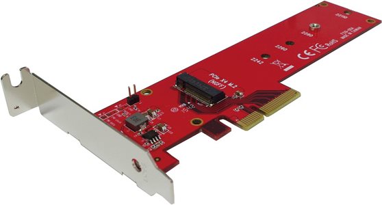 ROLINE PCIe 3.0 x4 3.3V5A Host Adapter für PCIe-NVMe M.2 110mm SSD (15.06.2193)