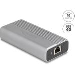 Delock USB 40 Gbps Type-C Netzwerk Adapter 10 Gigabit LAN 1 x RJ45 (64349)