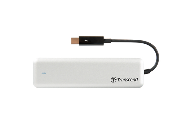 Transcend JetDrive 855 480 GB SSD-Upgrade-Kit Gen 3 x4 NVMe Thunderbolt Silber