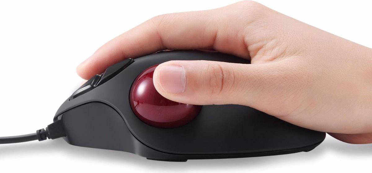 Perixx PERIMICE-517 Trackball-Maus USB Schwarz