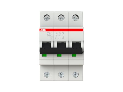 ABB Leitungsschutzschalter S203-C20 20 A 3-polig Auslösecharakteristik C