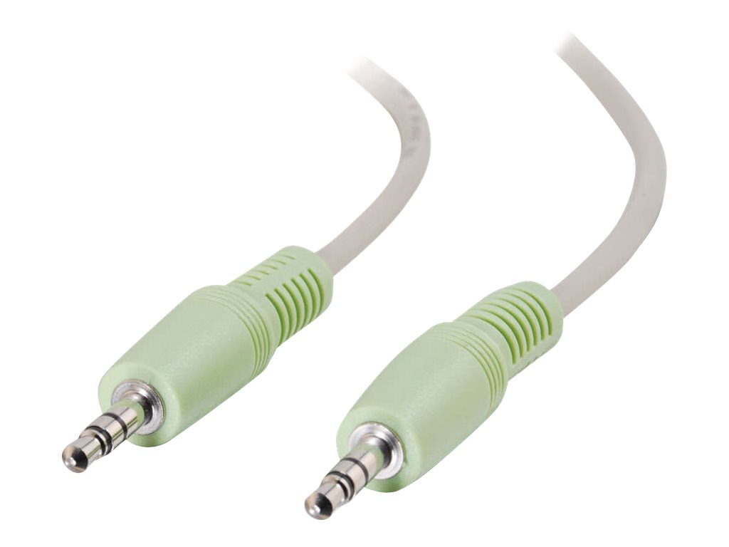 C2G Audiokabel 3,5 mm Stereo Stecker auf 3,5 mm Stereo Stecker 7 m Grau