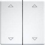 ELTAKO FT4GF/8-24VUC-sg Funktaster schwarz glaenzendmit Wippe und Doppelwippe (30000986)