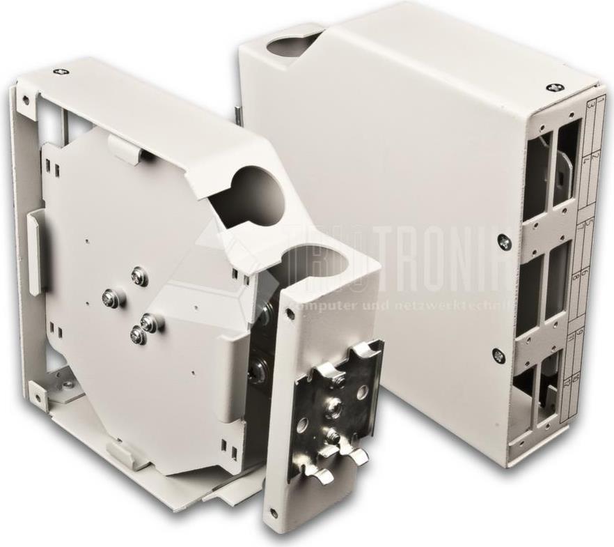 Lightwin Industrie-Spleißbox inkl. Hutschienenmontagemöglich Spleißboxen (LSBI 6DSC)