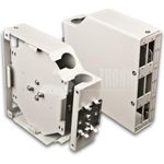 Lightwin Industrie-Spleißbox inkl. Hutschienenmontagemöglich Spleißboxen (LSBI 6DSC)