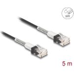 DeLOCK 80392 Netzwerkkabel Schwarz 5 m Cat6a U/UTP (UTP) (80392)