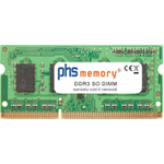 PHS-memory 2GB RAM Speicher für Sony VPCEB3D4R DDR3 SO DIMM 1066MHz (SP273869)