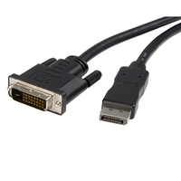 StarTech.com 3m DisplayPort auf DVI Adapter Konverter Kabel / DP zu DVI (Stecker/Stecker) max. Auflösung 1920x1200/ 1080p (DP2DVIMM10)