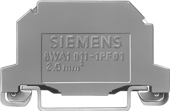 SIEMENS 8WA10111PF01 PE- 8WA1011-1PF01 Klemme 1 Schraubanschluss gn-ge 6mm