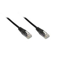 Patchkabel, Cat. 6, U/UTP, schwarz, 0,5m, Good Connections® (806U-005S)