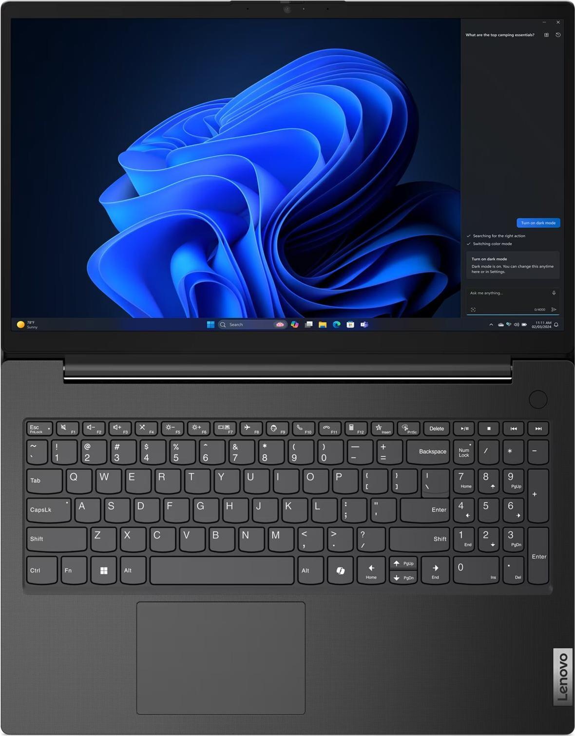 Lenovo V15 G5 IRL 83GW00A3GE 15.6" Intel Core i3 8 GB RAM 512 GB SSD Business Black