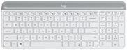 Logitech Slim Wireless Combo MK470 - Tastatur-und-Maus-Set - kabellos - 2.4 GHz - Chinesisch - Off-White