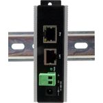 EXSYS GmbH PoE Gigabit Injektor, Metall Gehäuse (bis 24V) -40C bis +75C (EX-6007POE-WT)
