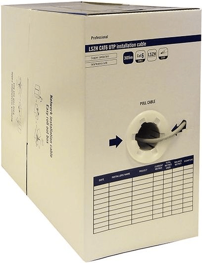 DSIT Alfaco CAT6 UTP 305m Starrleiter - LSZH (Eca) (DC-TP-47A)