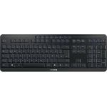Cherry Stream Ultimate, Kabellose Tastatur 2x Bluetooth®-5.2-Kanäle, 2,4-GHz-Funk und USB, 8 Office- und Medientasten, CHERRY SX Scherenmechanik (JK-8570DE-2)