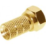 shiverpeaks ®-BASIC-S--F-Stecker 5,2, vergoldet, mit großer Mutter (BS85004-AG)