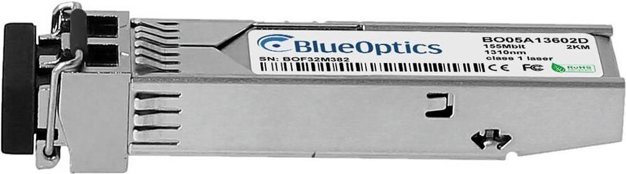 Kompatibler Alcatel-Nokia 3FE25777AA BlueOptics© BO05A13602D SFP Transceiver, LC-Duplex, 100BASE-FX, Multimode Fiber, 1310nm, 2KM, DDM, 0°C/+70°C (3FE25777AA-BO)