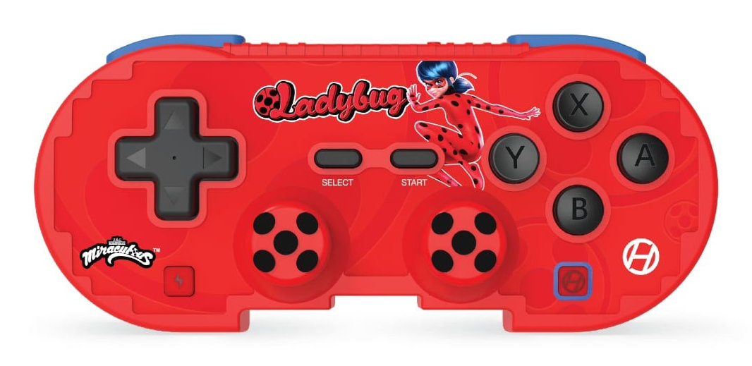 Hyperkin Miraculous Wireless Ladybug Gamepad Bluetooth Schwarz, Blau, Rot