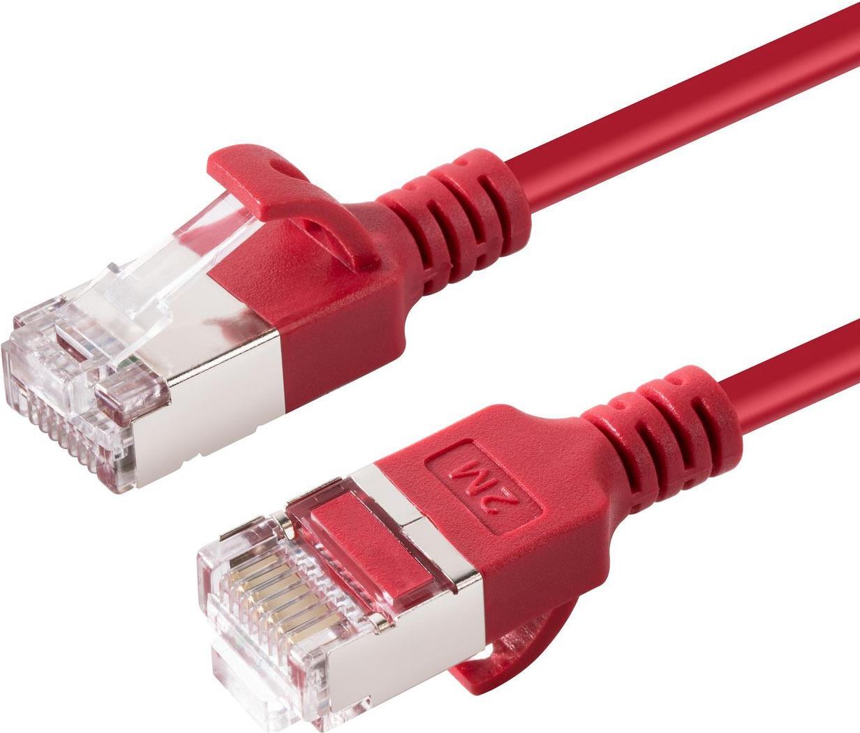 MicroConnect CAT6A U-FTP Slim, LSZH, 1m (V-FTP6A01R-SLIM)
