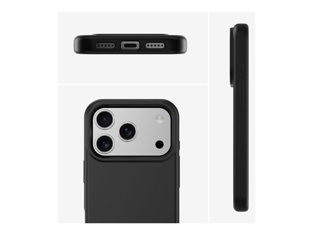 4smarts Cupertino Silikon Case für Apple iPhone 17 Pro 6.3" MagSafe Schwarz