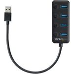 StarTech.com 4-Port USB 3.0 Hub (HB30A4AIB)