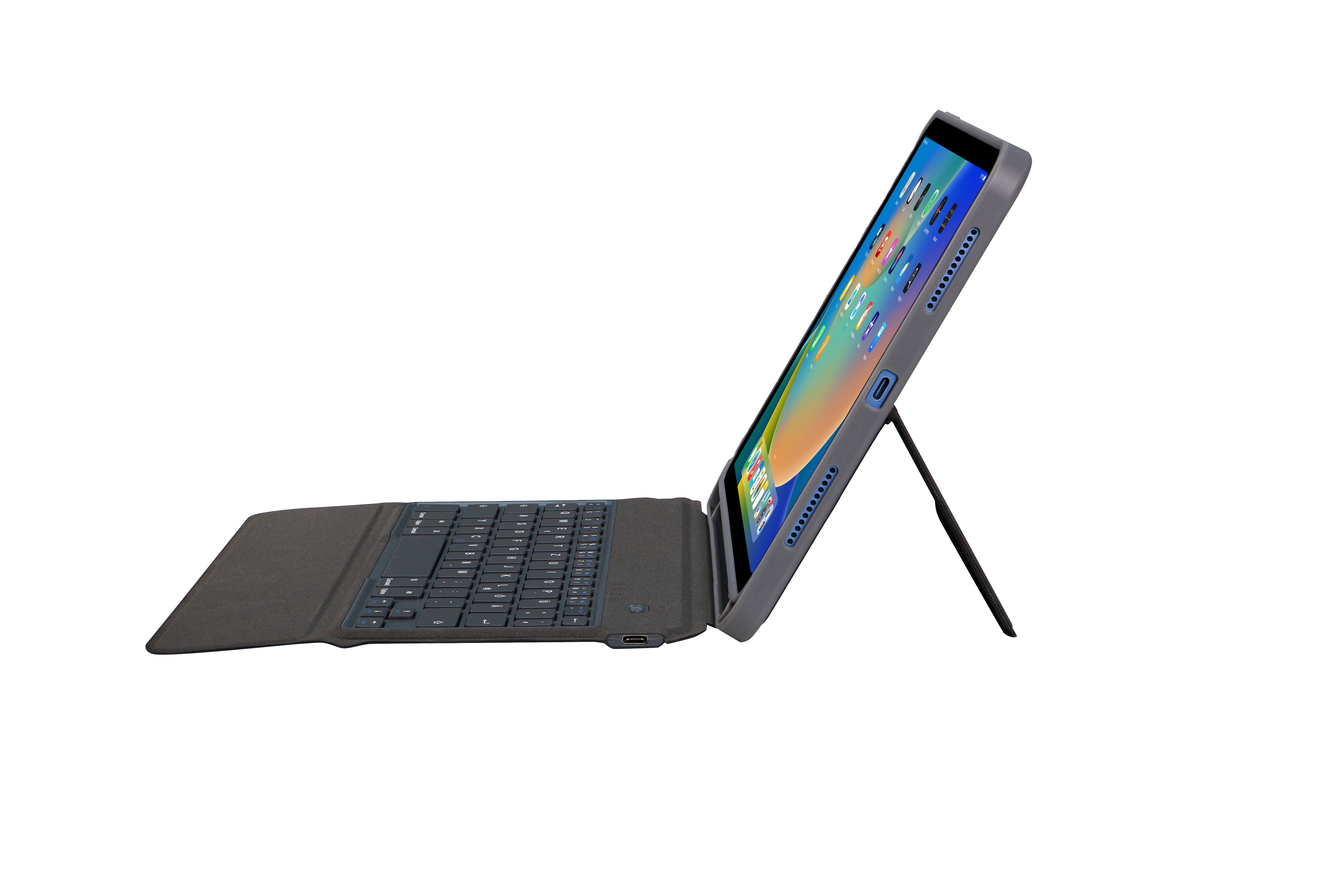 DEQSTER Slim Keyboard 2 10.9" (10. Gen.) - QWERTZ - Deutsch - Apple - e iPad 10 - 9" (10. Gen.) - Schwarz - 27,7 cm (10.9") (40-1018415)