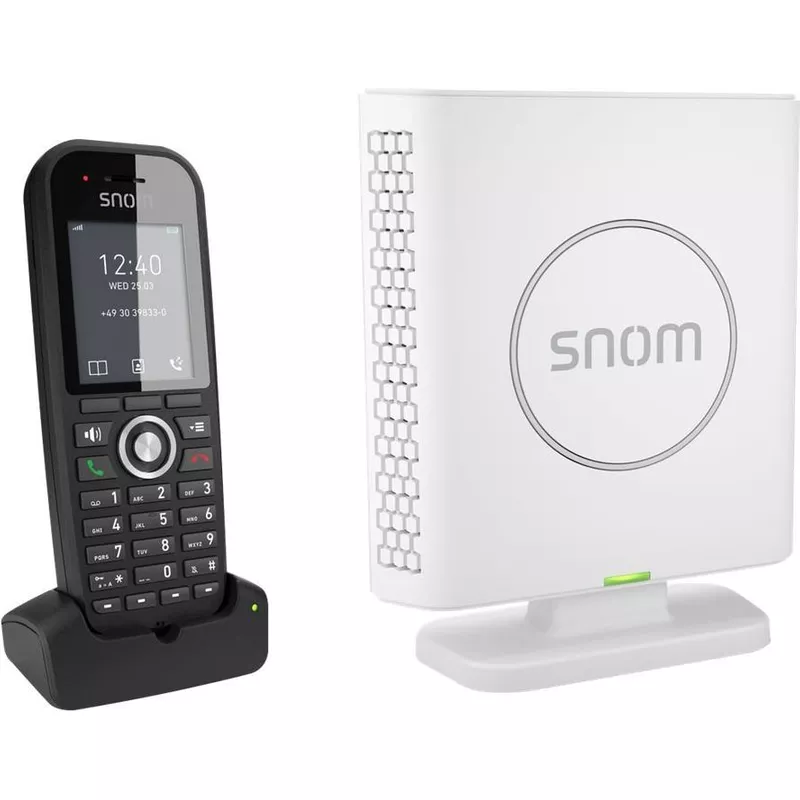 Snom M430 Bundle EU (M400 DECT Basis + M30 Mobilteil) (4589) (geöffnet)