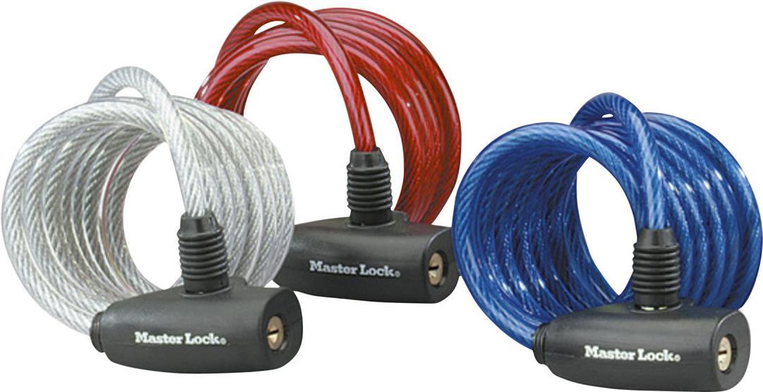 MASTER LOCK Kabelschloss mit Schlssel (8127EURTRI)