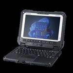 Panasonic TOUGHBOOK G2, Swiss AC, 25,7cm (10,1''), USB, Ethernet, NFC, SSD, Win. 11 Pro, schwarz Tablet PC, Fully Rugged, Bildschirmdiagonale: 25,7 cm (10,1''), kapazitiv, Auflösung: 1920x1200 Pixel, micro SD-Slot, Fingerprint Leser, Kamera (8 MP), Front-Kamera (2 MP), Helligkeit 1.000cd, Anschluß: USB (Typ A), Thunderbolt 4, Ethernet, NFC, Intel Core Ultra 5, RAM: 16MB, SSD: 512GB, Win, 11 Professional, inkl.: Netzteil, Netzkabel, QSG, Schutzart: IP65, MIL-STD 810H, schwarz (FZ-G2NBMBXBD)