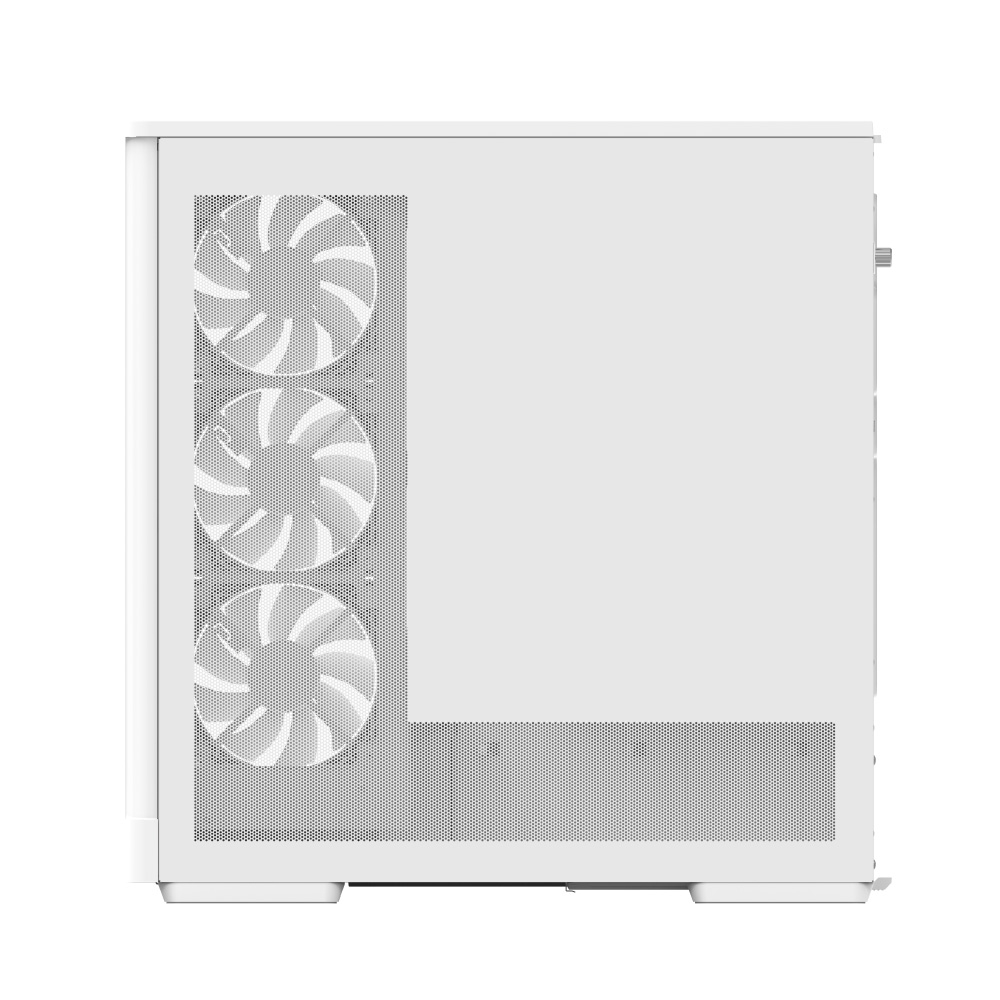 Aerocool P500A-WT Midi Tower ATX Gehärtetes Glas USB Typ-C Weiß