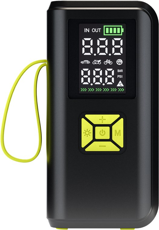 Goobay 77827 Akku-Kompressor 82 W 10 bar Schwarz