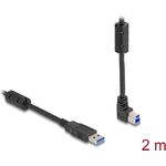 Delock 81105 USB 3.0 Kabel A Stecker auf B Stecker 90° oben 2 m (81105)
