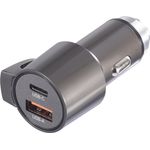 Voltcraft VC-CPS-45W USB-Ladegerät 45 W KFZ Ausgangsstrom (max.) 3 A USB-A, USB-C® Buchse Anzahl Ausgänge: 2 x (VC-16690845)