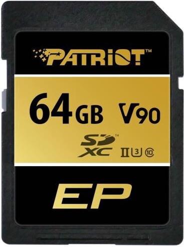 Patriot SDXC 64GB EP V90 UHS-II U3 (PEF64GEP92SDX)