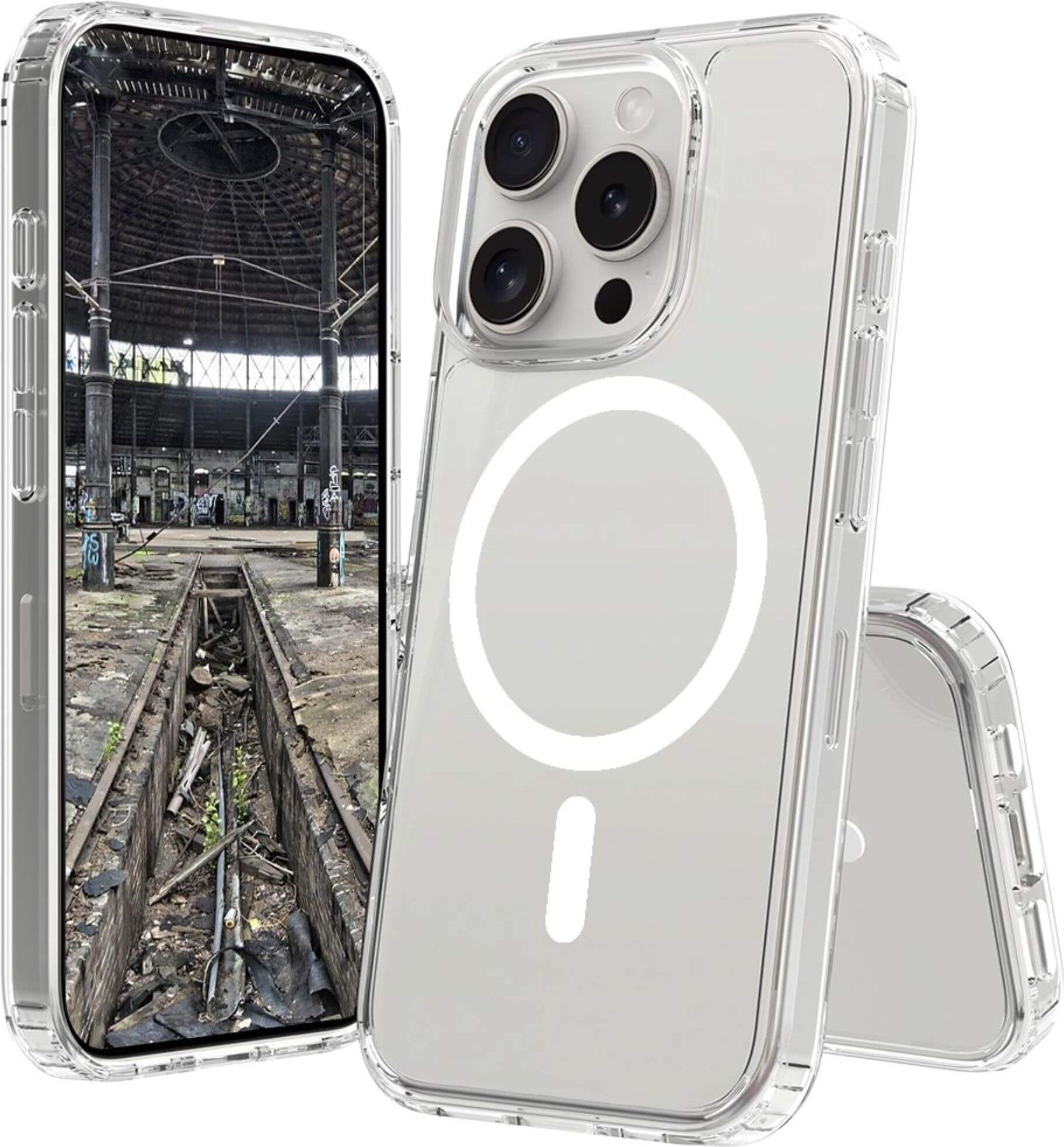 JT Berlin BackCase Pankow Clear MagSafe| Apple iPhone 16 Pro| transparent| (11092)