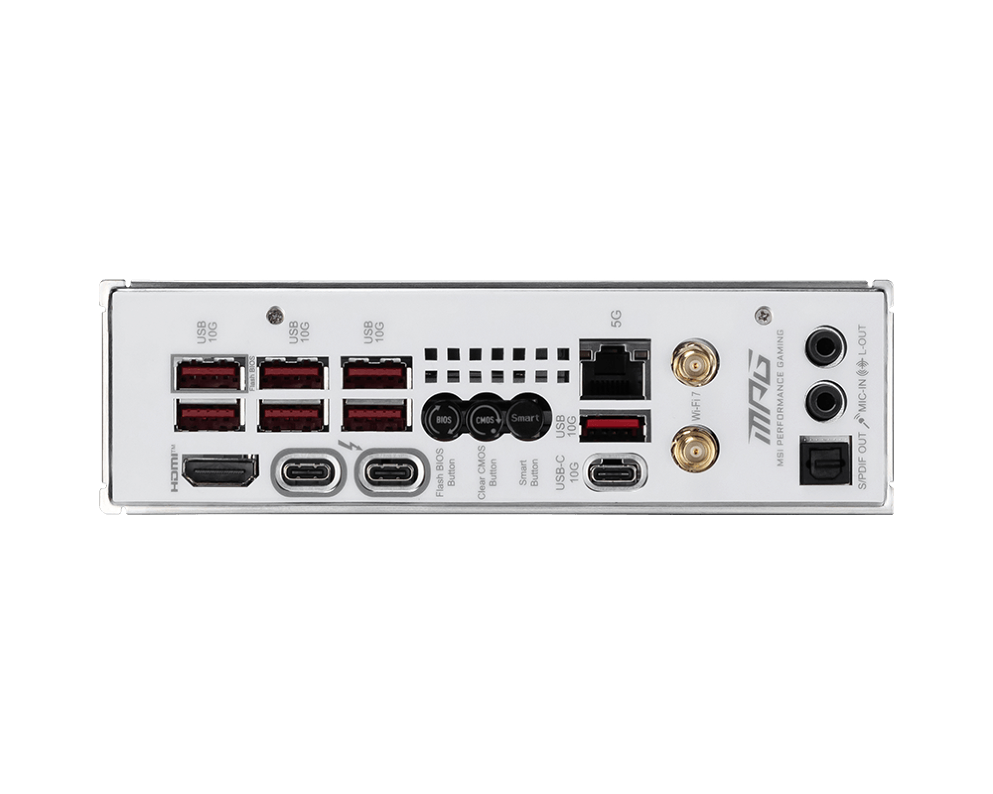 MSI MPG Z890I EDGE TI WIFI Mainboard Mini-ITX Intel Z890 LGA 1851 DDR5 Wi-Fi 7 Silber/Weiß
