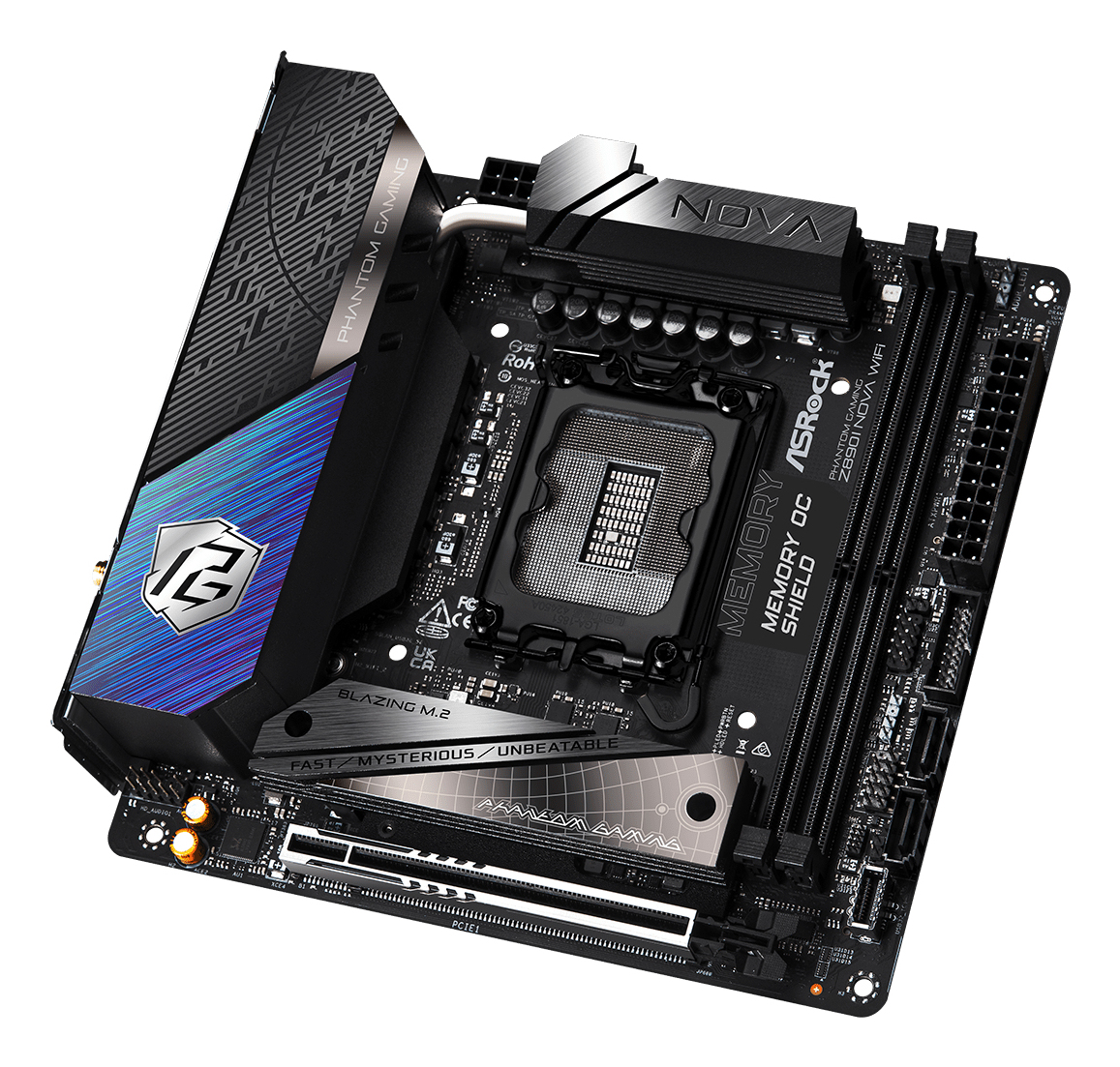 ASRock Phantom Gaming Z890I NOVA WIFI Mini-ITX LGA1851 Schwarz