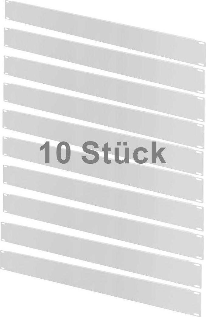 IT-BUDGET SPAR-PACK 10 Stück 19"-Blindplatten/Rackblenden (ZAA90ITBBP1HEG)