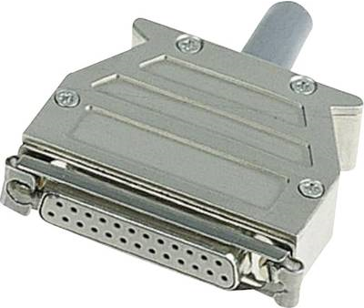 Harting D-SUB Gehäuse Polzahl: 15 Kunststoff, metallisiert 180 ° Silber 09 67 015 0453 1 St. (09 67 015 0453)