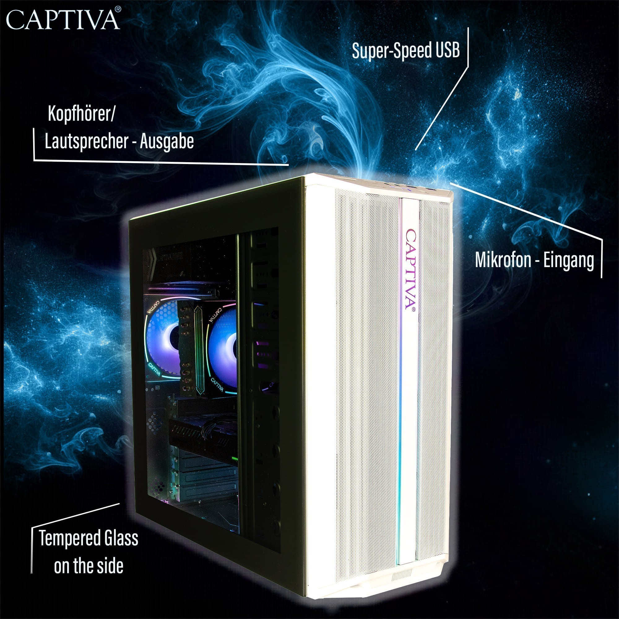 CAPTIVA Advanced Gaming I95-893 i5-14400F 16 GB RAM 1 TB SSD Weiß