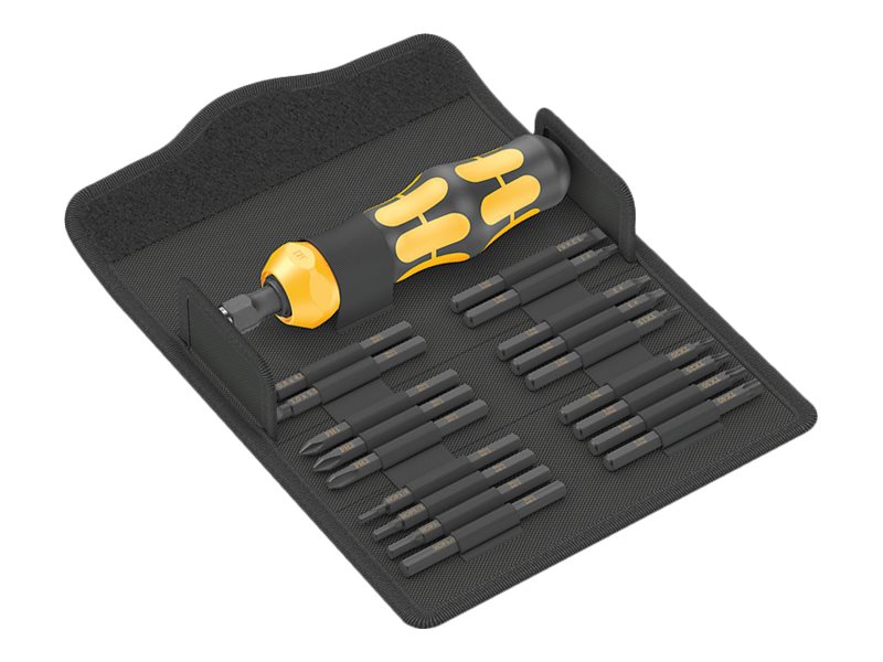 Wera Kraftform Kompakt 900 Imperial Set 1 Handhalter mit Bitset Schwarz