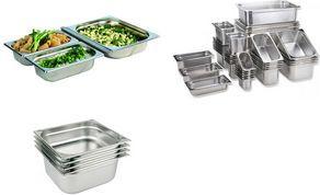 APS GN 1/3 Behälter, (B)325 x (T)176 x (H)40 mm aus rostfreiem Chrom-Nickel-Edelstahl mit elektrolythisch - 1 Stück (81301)