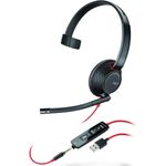 Poly - Plantronics Blackwire C5210 USB-A - 5200 Series - Headset - On-Ear - kabelgebunden - USB, 3,5 mm Stecker (207577-201)