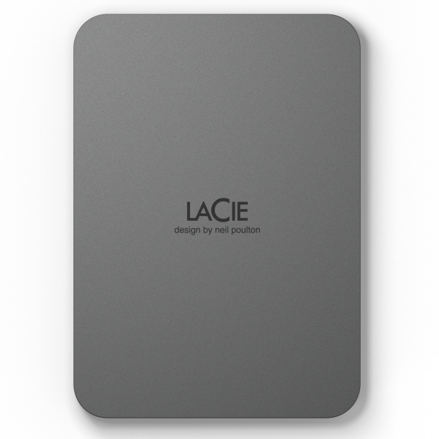 LaCie Mobile Drive Secure Externe Festplatte 2 TB USB-C Space-grau