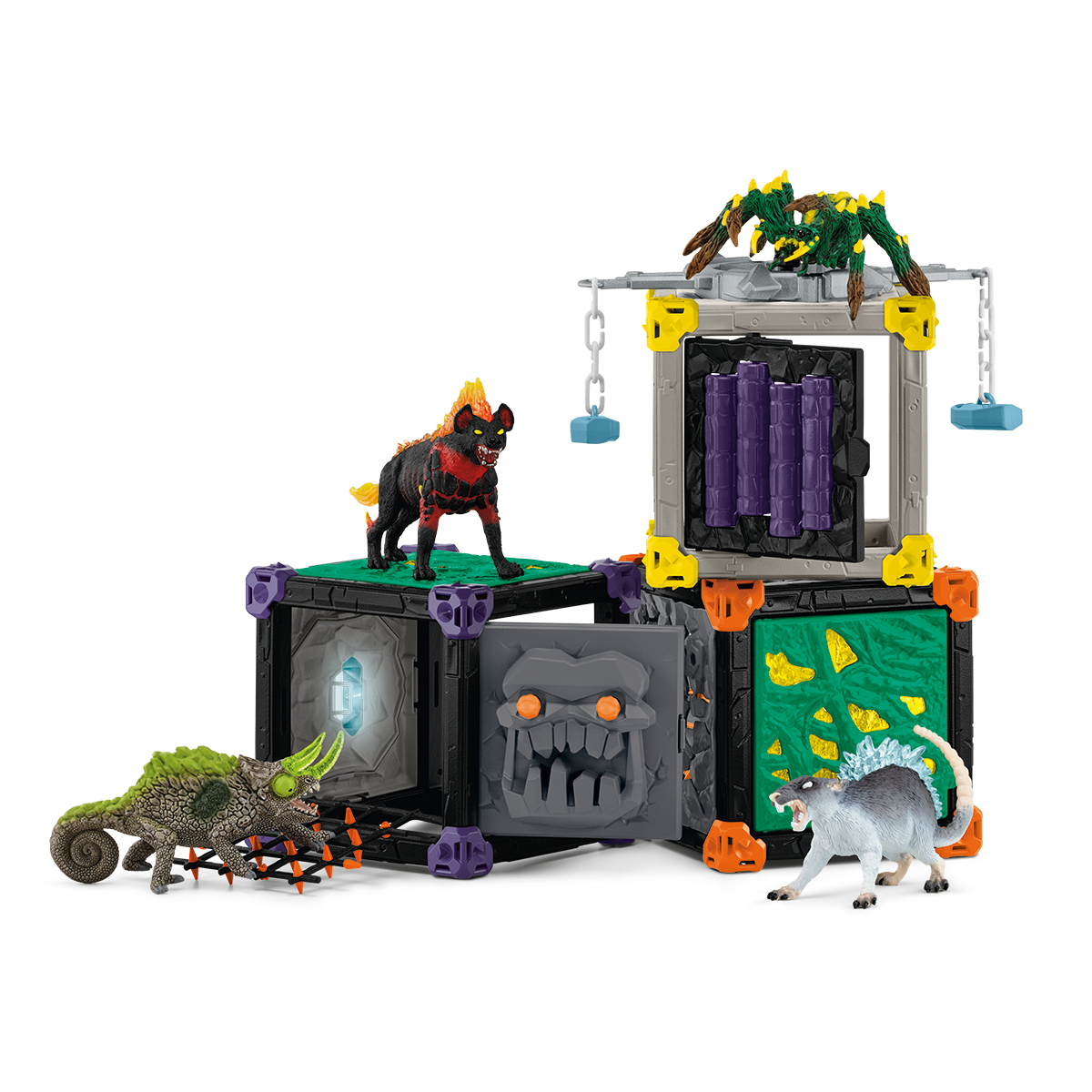 Schleich Eldrador BattleCave Arena: Lava vs. Schatten, Mehrfarbig