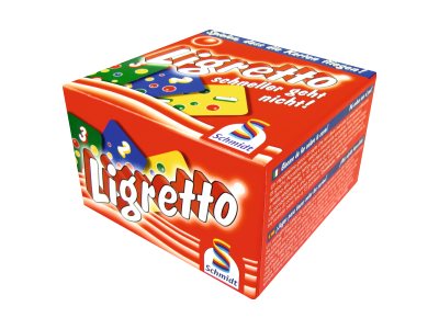 Schmidt Spiele Ligretto Rot Kartenspiel für 2-4 Spieler ab 8 Jahren
