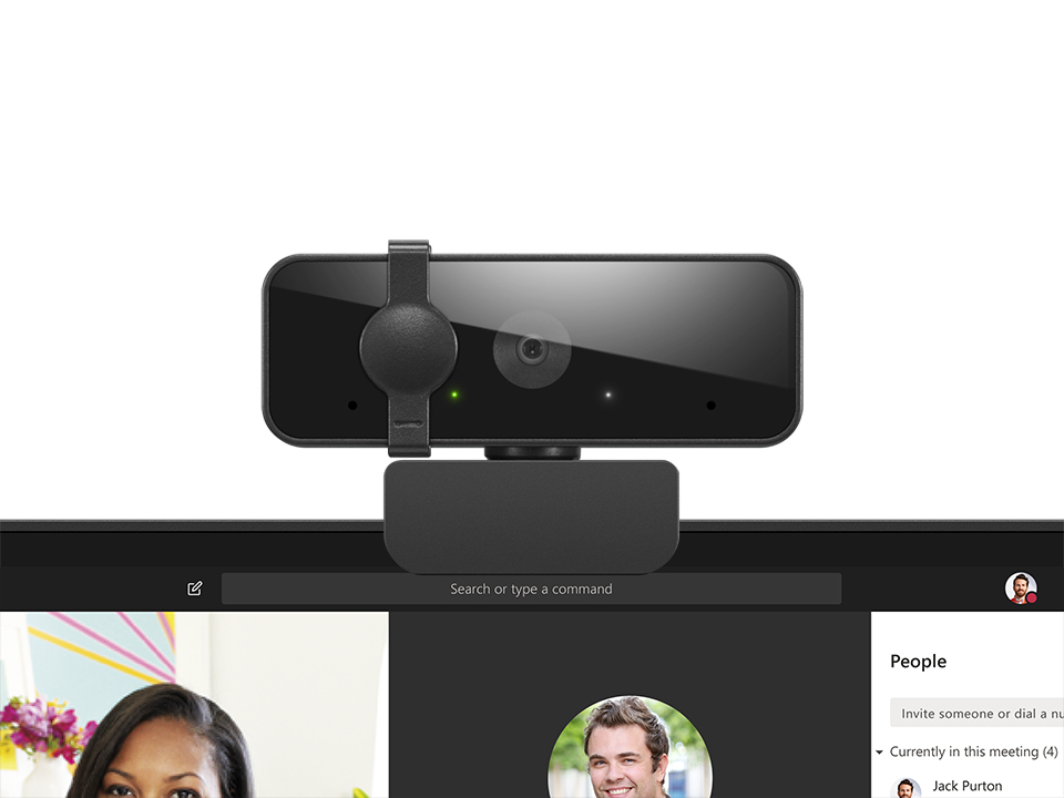 Lenovo 310 Webcam 1080p USB 2.0 Schwarz